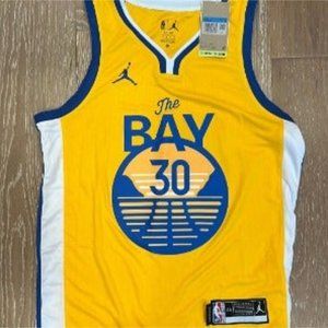 [Medium] Stephen Curry Limited The Bay Jersey NBA Swingman Golden State Warriors